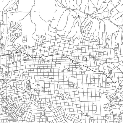 ROAD MAP OF VILLA ALEMANA, CHILE BY MAPBAKES