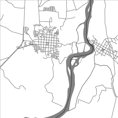 ROAD MAP OF AIPE, COLOMBIA BY MAPBAKES
