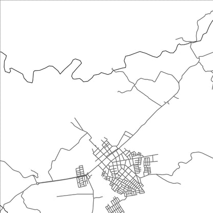 ROAD MAP OF ALGECIRAS, COLOMBIA BY MAPBAKES