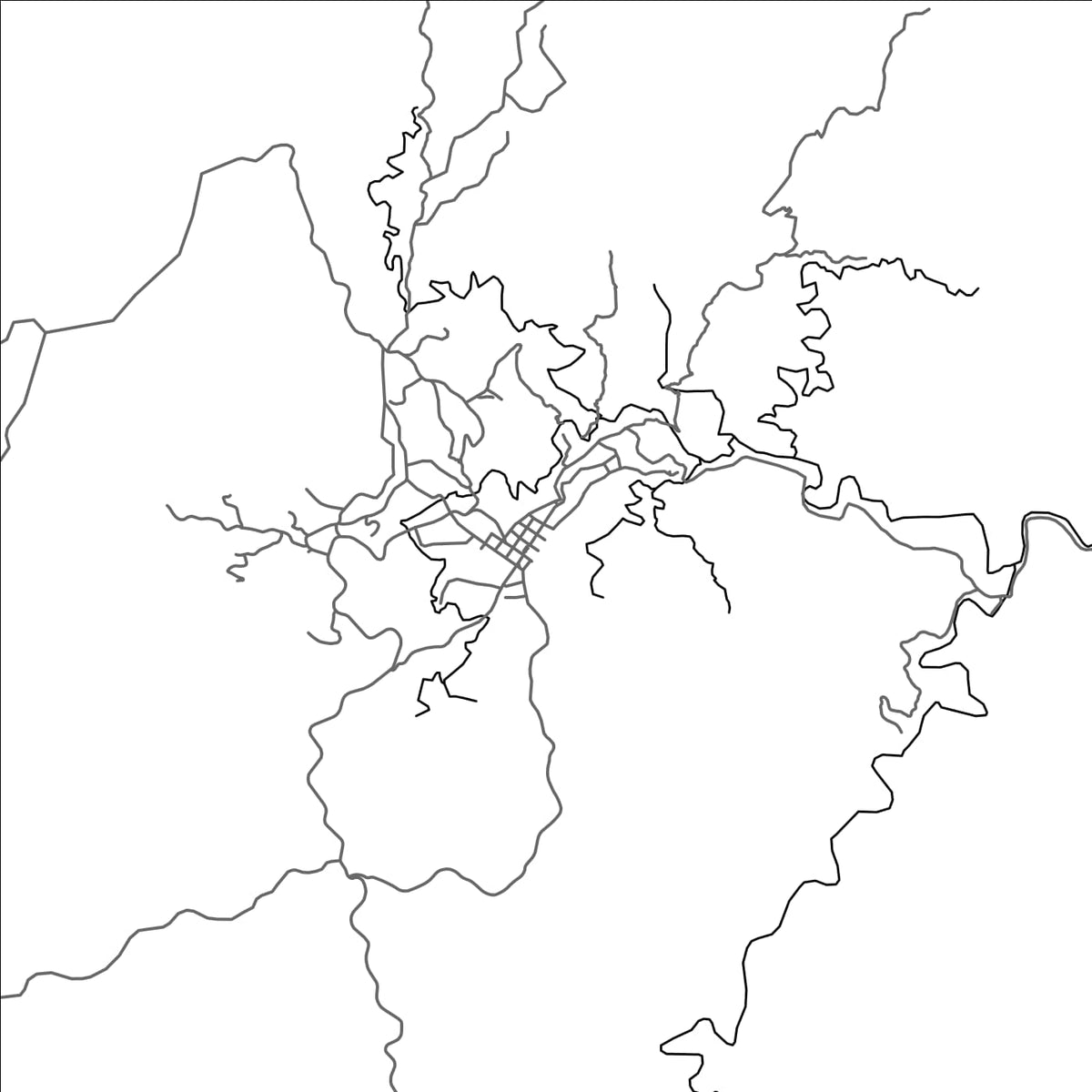 ROAD MAP OF ANORI, COLOMBIA BY MAPBAKES