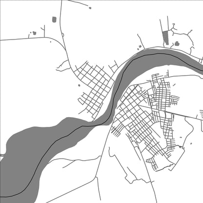 ROAD MAP OF ARAUQUITA, COLOMBIA BY MAPBAKES