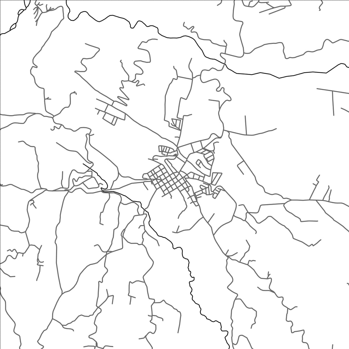 ROAD MAP OF ARBELAEZ, COLOMBIA BY MAPBAKES