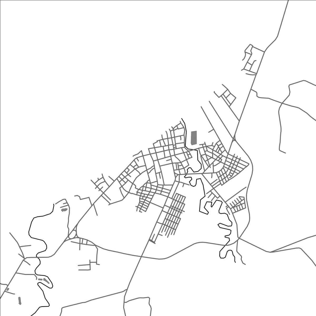 ROAD MAP OF ARBOLETES, COLOMBIA BY MAPBAKES