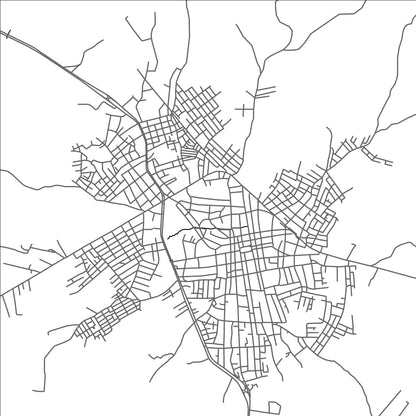ROAD MAP OF ARJONA, COLOMBIA BY MAPBAKES