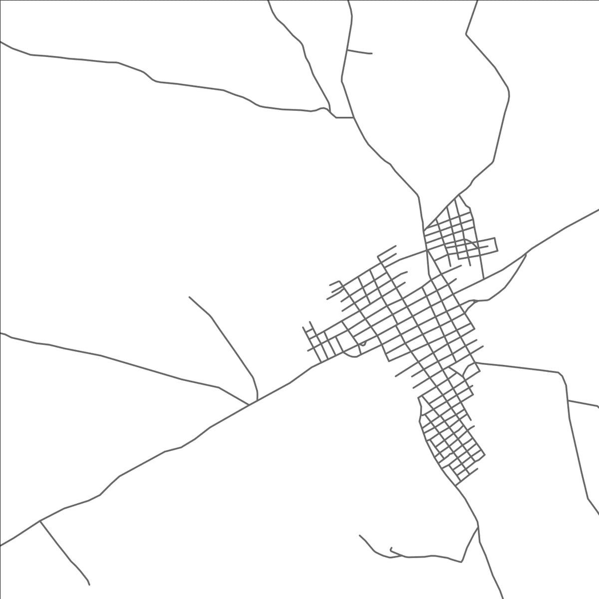 ROAD MAP OF ASTREA, COLOMBIA BY MAPBAKES