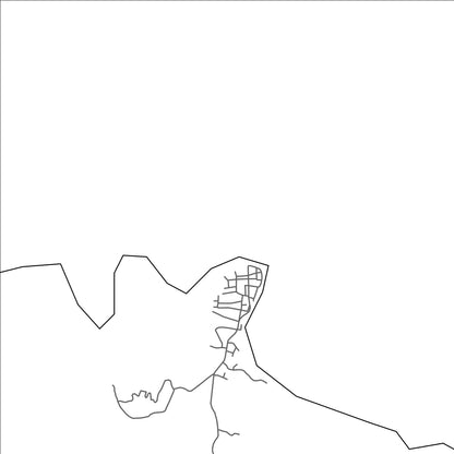 ROAD MAP OF BAGADO, COLOMBIA BY MAPBAKES