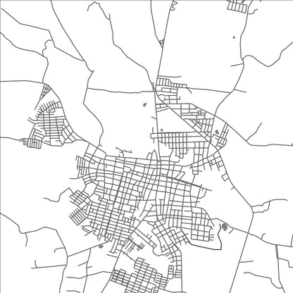 ROAD MAP OF BARANOA, COLOMBIA BY MAPBAKES