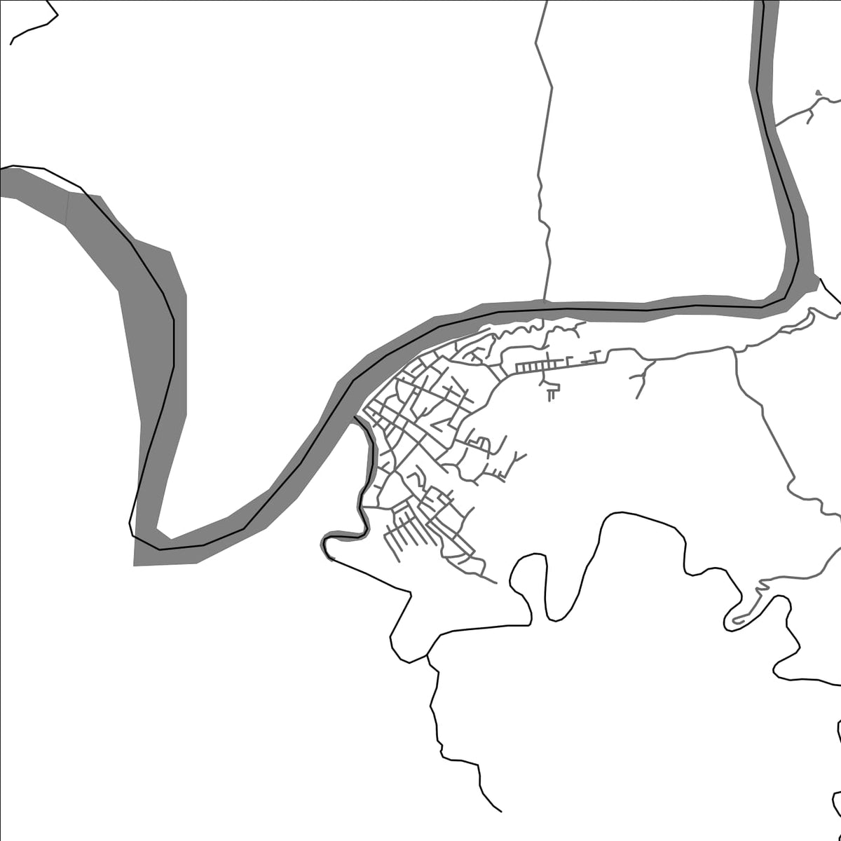 ROAD MAP OF BARBACOAS, COLOMBIA BY MAPBAKES