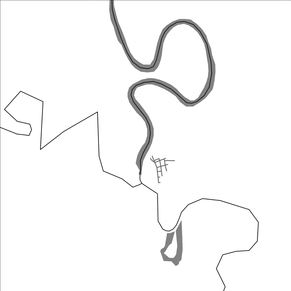 ROAD MAP OF BELLAVISTA, COLOMBIA BY MAPBAKES