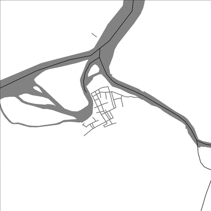 ROAD MAP OF BOCAS DE SATINGA, COLOMBIA BY MAPBAKES