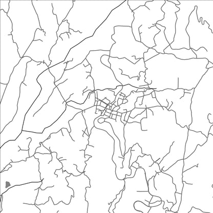 ROAD MAP OF CACHIPAY, COLOMBIA BY MAPBAKES