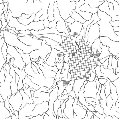 ROAD MAP OF CAICEDONIA, COLOMBIA BY MAPBAKES