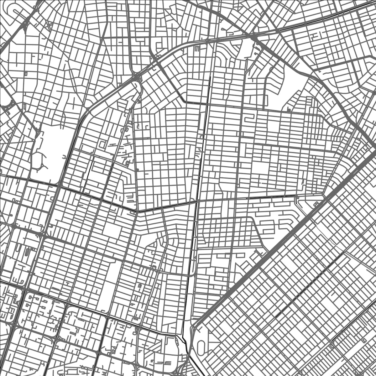 ROAD MAP OF CALI, COLOMBIA BY MAPBAKES