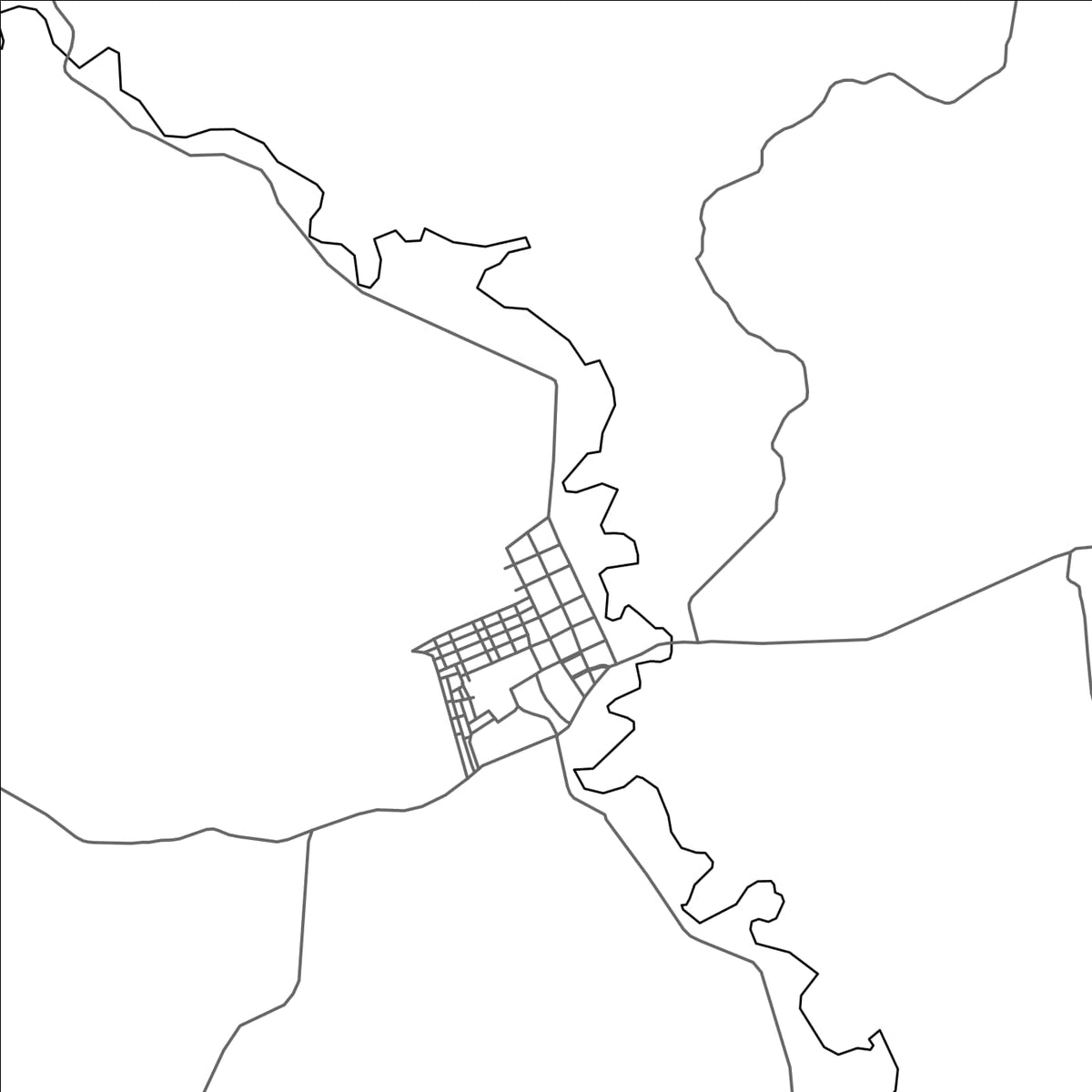 ROAD MAP OF CANALETE, COLOMBIA BY MAPBAKES