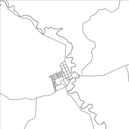 ROAD MAP OF CANALETE, COLOMBIA BY MAPBAKES