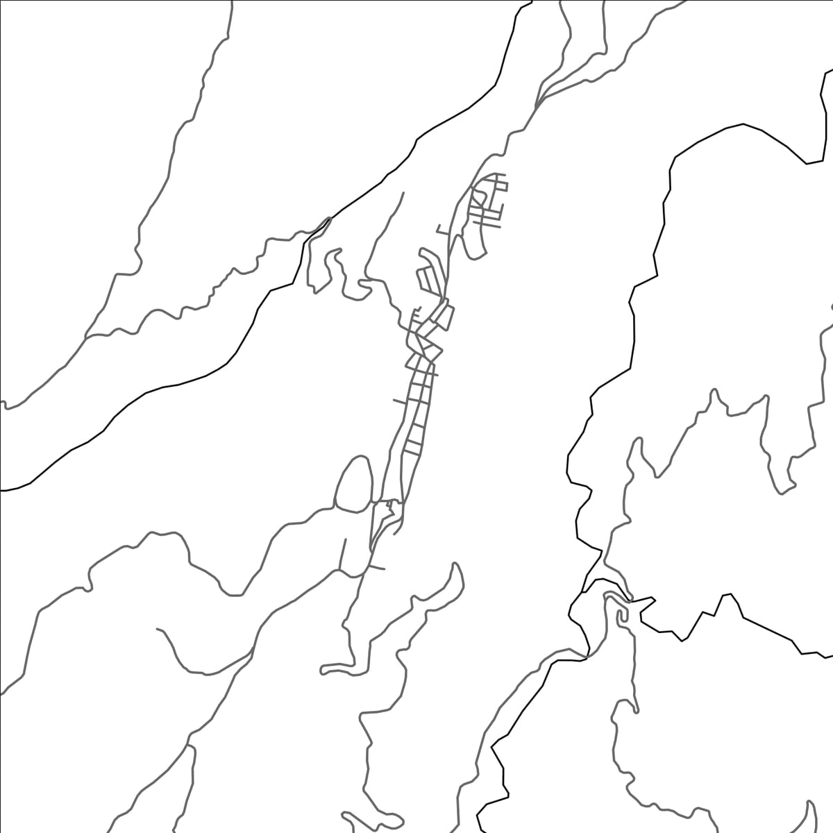 ROAD MAP OF CAPARRAPI, COLOMBIA BY MAPBAKES