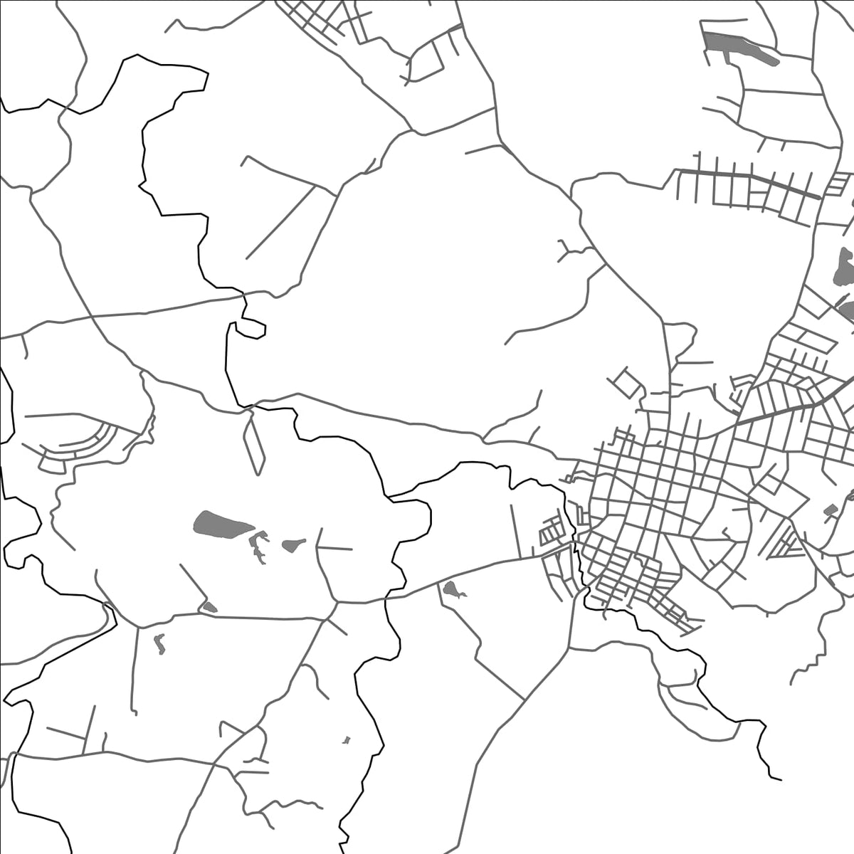 ROAD MAP OF CARMEN DE APICALA, COLOMBIA BY MAPBAKES