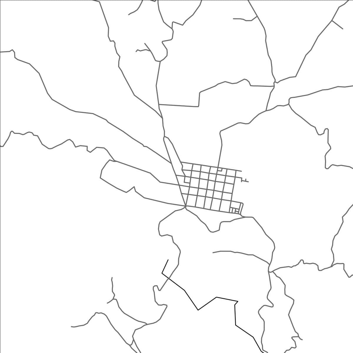 ROAD MAP OF CARMEN DE CARUPA, COLOMBIA BY MAPBAKES