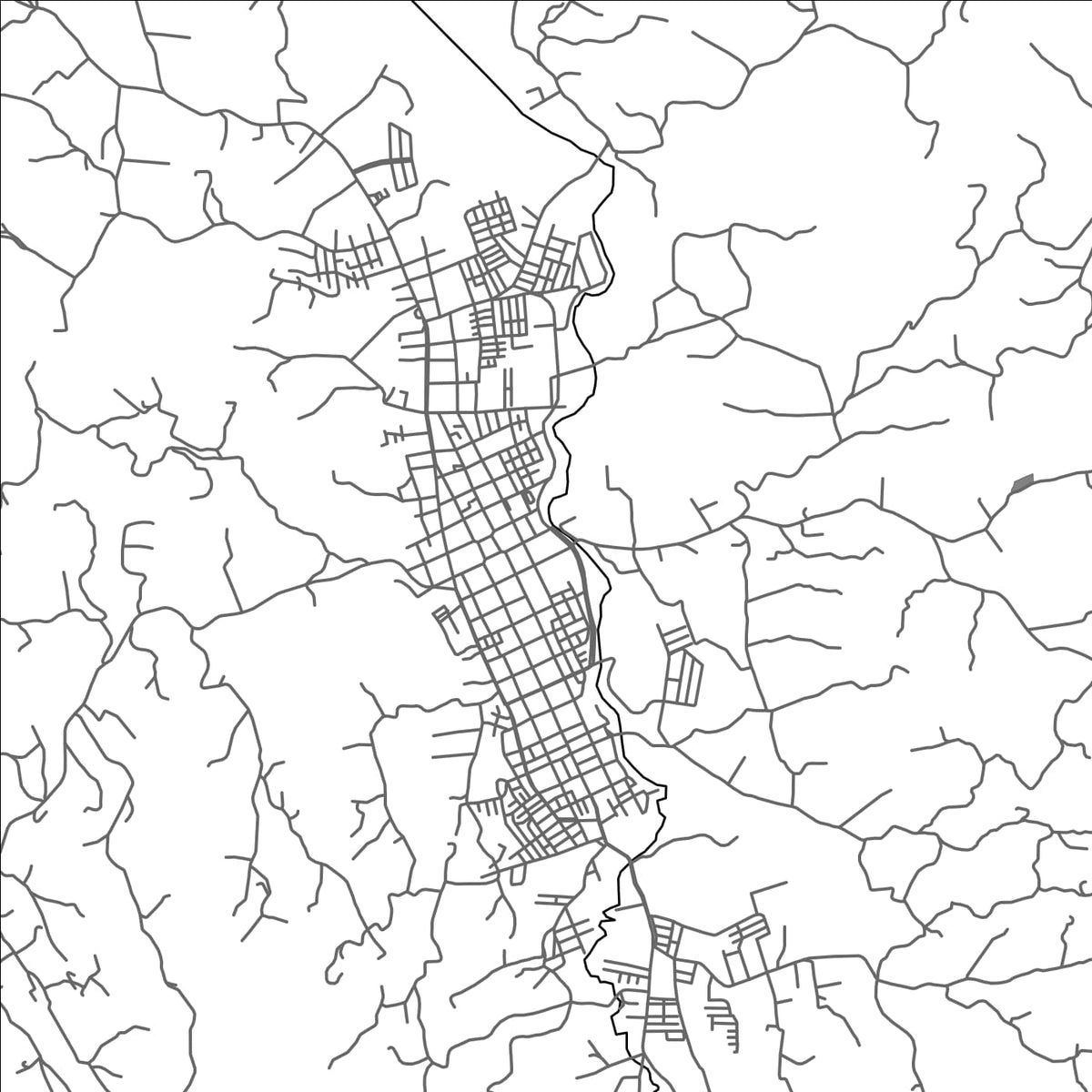 ROAD MAP OF CARMEN DE VIBORAL, COLOMBIA BY MAPBAKES