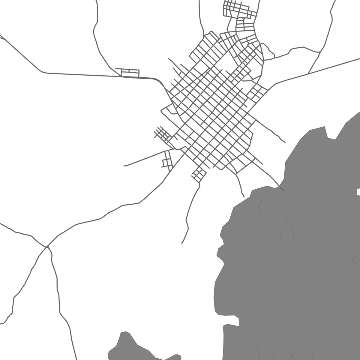 ROAD MAP OF CHIMICHAGUA, COLOMBIA BY MAPBAKES