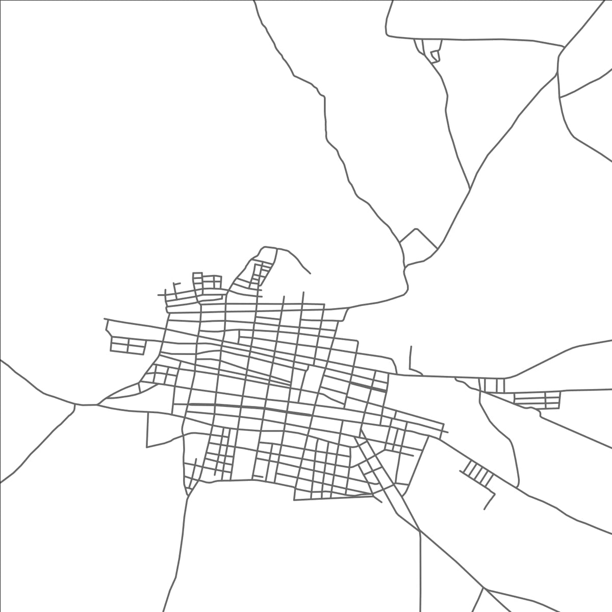 ROAD MAP OF CHIRIGUANA, COLOMBIA BY MAPBAKES