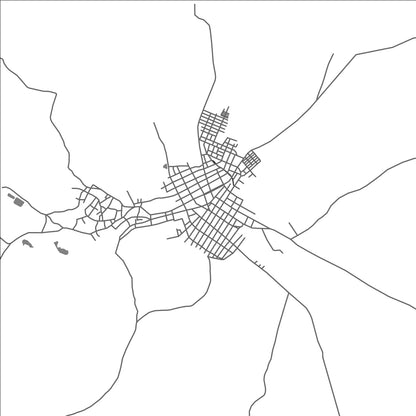 ROAD MAP OF CHIVOLO, COLOMBIA BY MAPBAKES