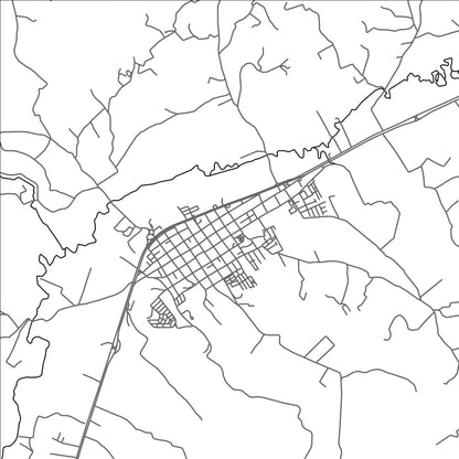 ROAD MAP OF CHOCONTA, COLOMBIA BY MAPBAKES