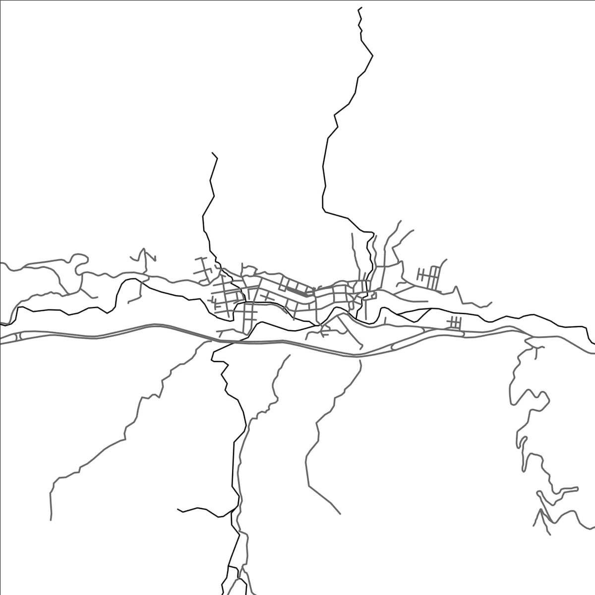 ROAD MAP OF CISNEROS, COLOMBIA BY MAPBAKES