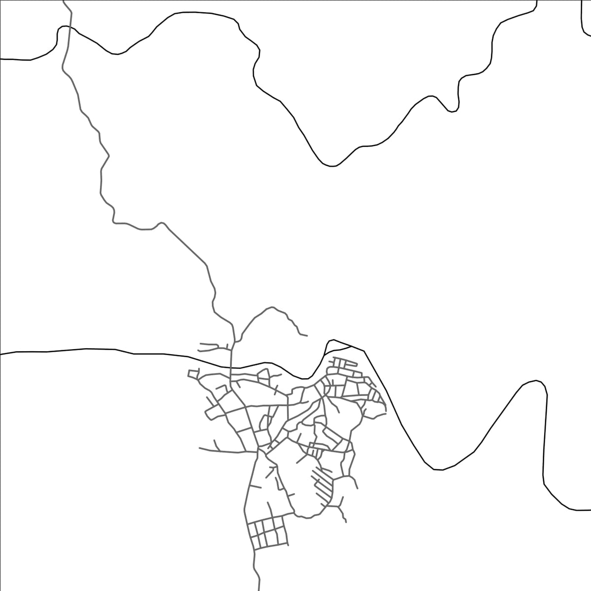 ROAD MAP OF CONDOTO, COLOMBIA BY MAPBAKES