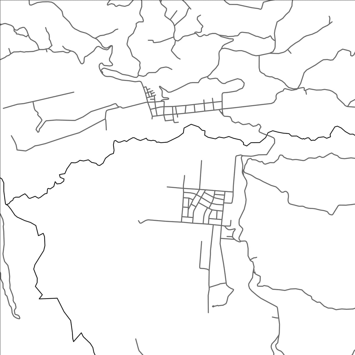 ROAD MAP OF CONSACA, COLOMBIA BY MAPBAKES