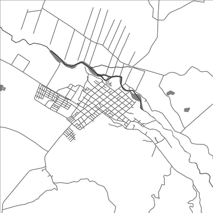 ROAD MAP OF CORINTO, COLOMBIA BY MAPBAKES