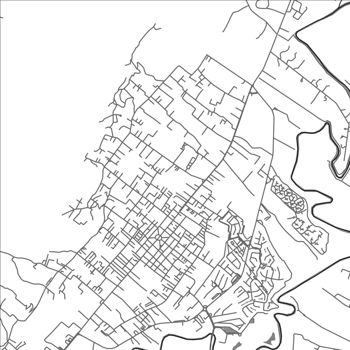 ROAD MAP OF COTA, COLOMBIA BY MAPBAKES