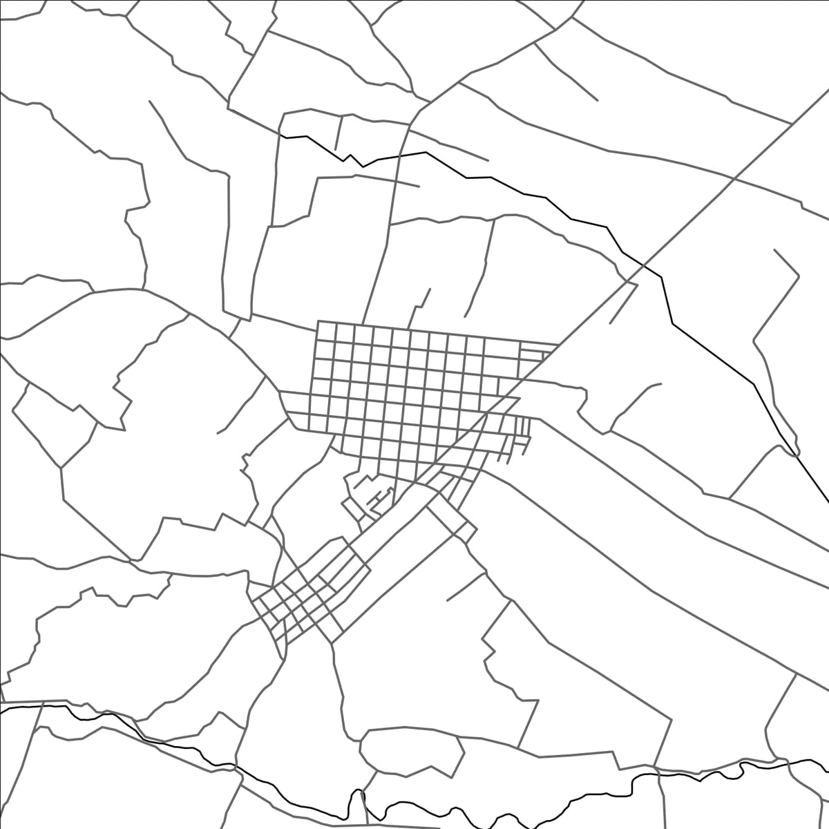 ROAD MAP OF CUMBAL, COLOMBIA BY MAPBAKES
