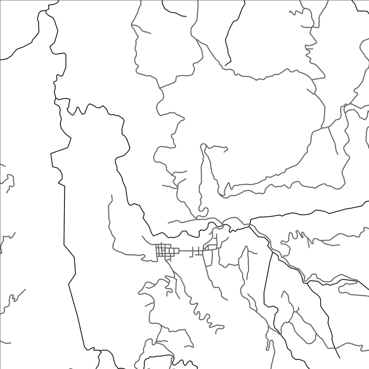 ROAD MAP OF EBEJICO, COLOMBIA BY MAPBAKES
