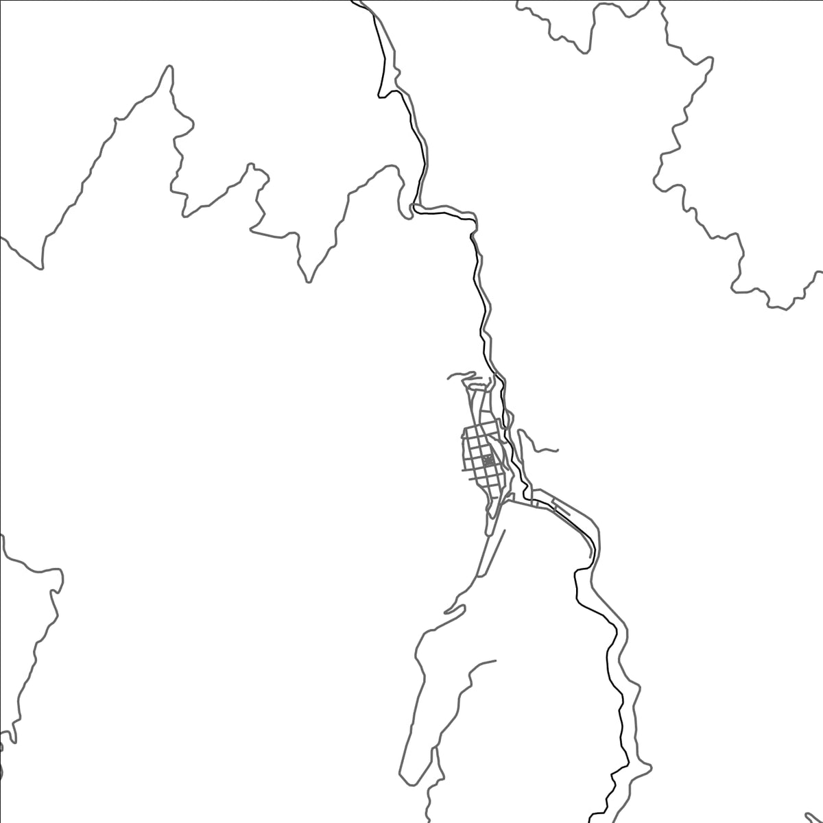 ROAD MAP OF EL CARMEN, COLOMBIA BY MAPBAKES