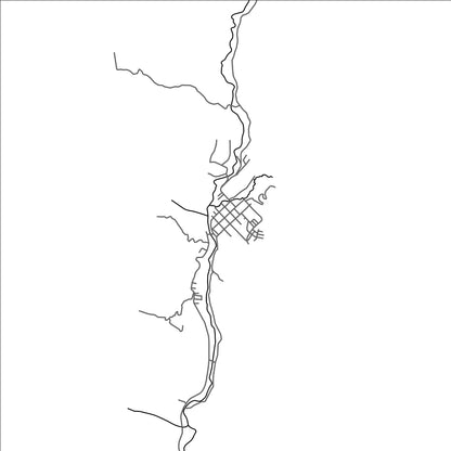 ROAD MAP OF EL CARMEN DE ATRATO, COLOMBIA BY MAPBAKES