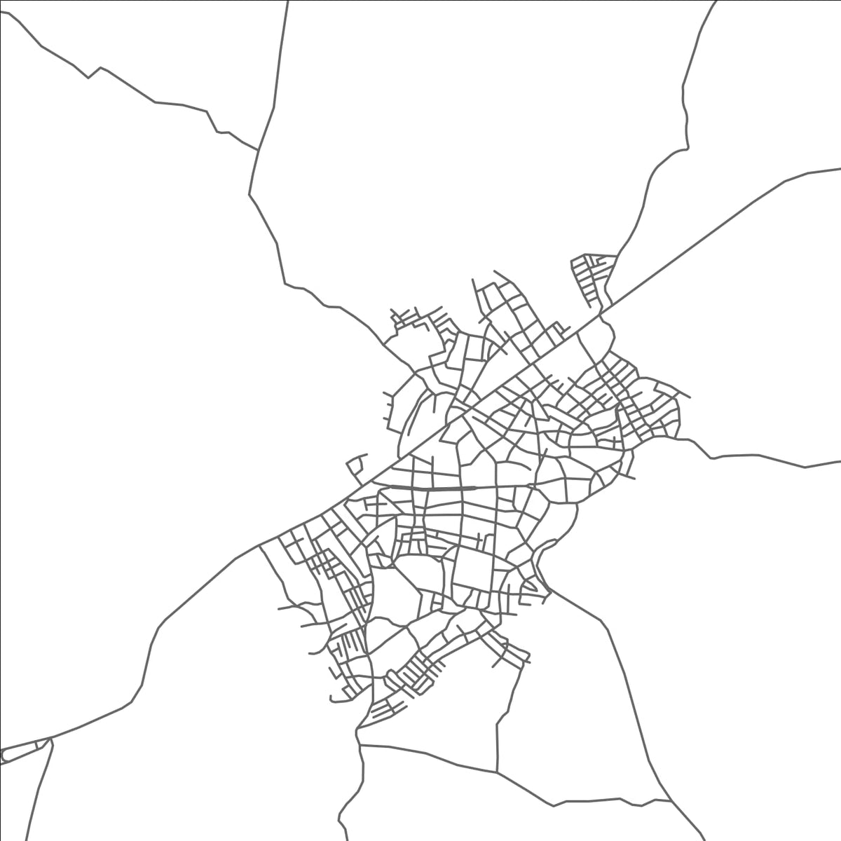ROAD MAP OF EL DIFICIL, COLOMBIA BY MAPBAKES