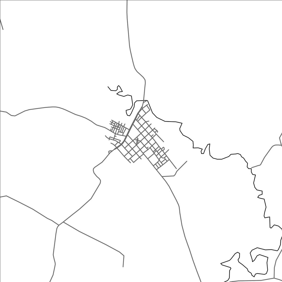 ROAD MAP OF EL RETORNO, COLOMBIA BY MAPBAKES