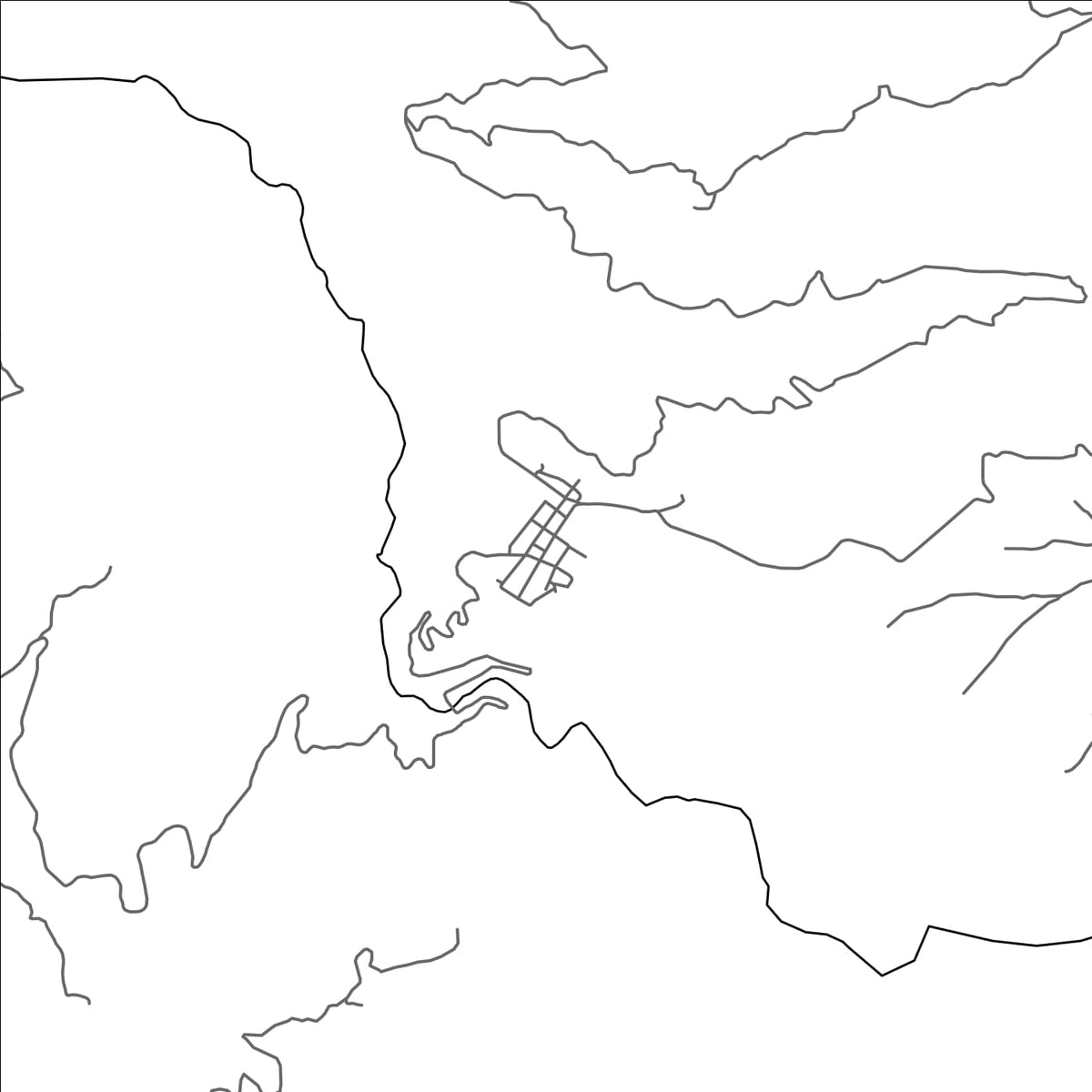 ROAD MAP OF EL TABLON, COLOMBIA BY MAPBAKES