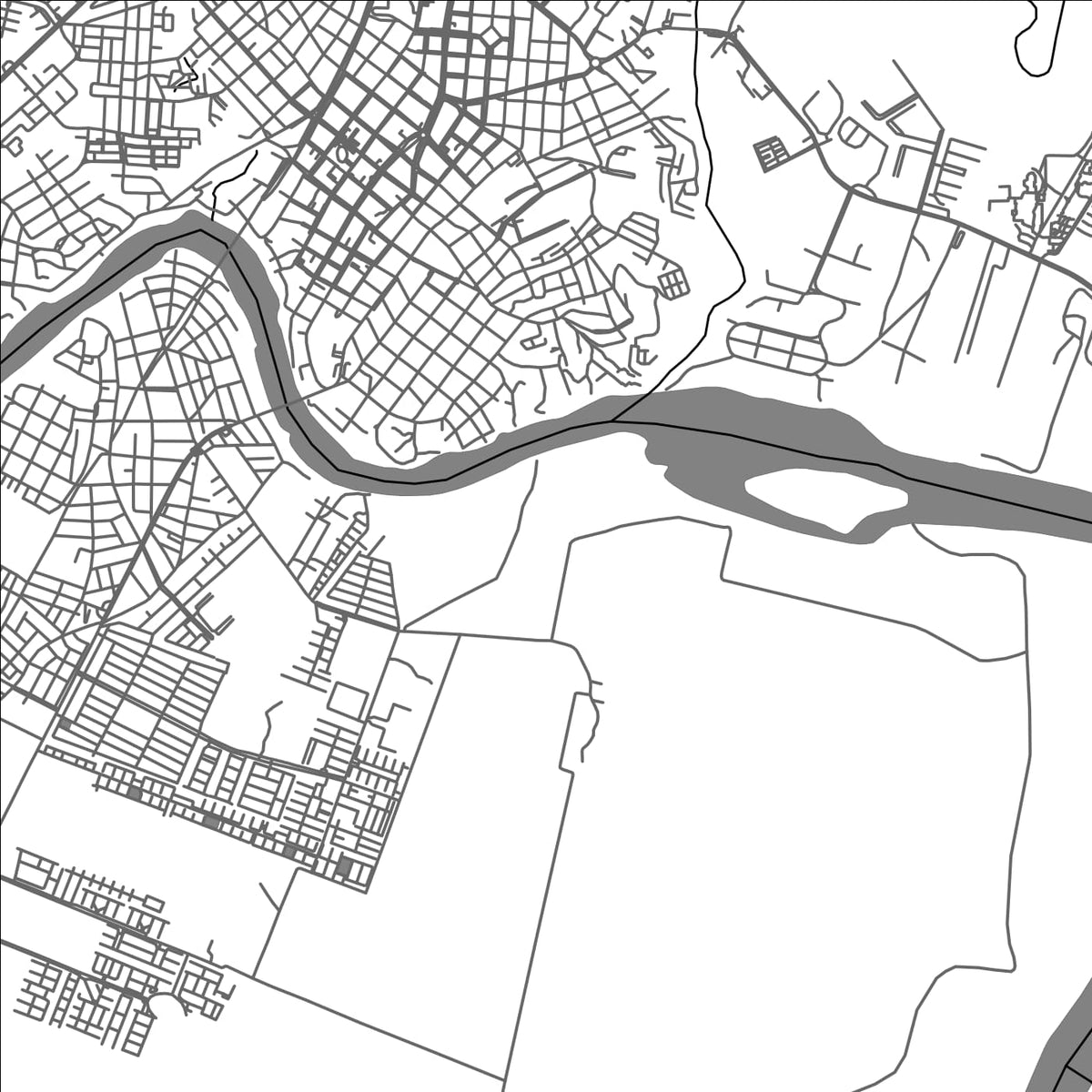 ROAD MAP OF FLANDES, COLOMBIA BY MAPBAKES