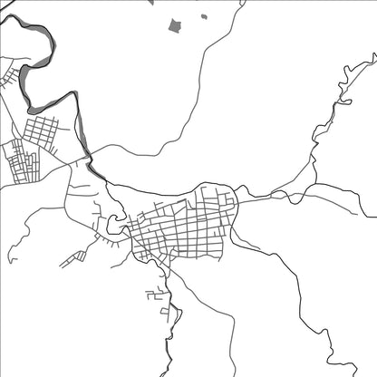 ROAD MAP OF JUAN DE ACOSTA, COLOMBIA BY MAPBAKES
