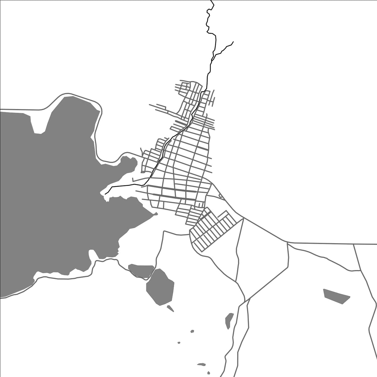 ROAD MAP OF LURUACO, COLOMBIA BY MAPBAKES