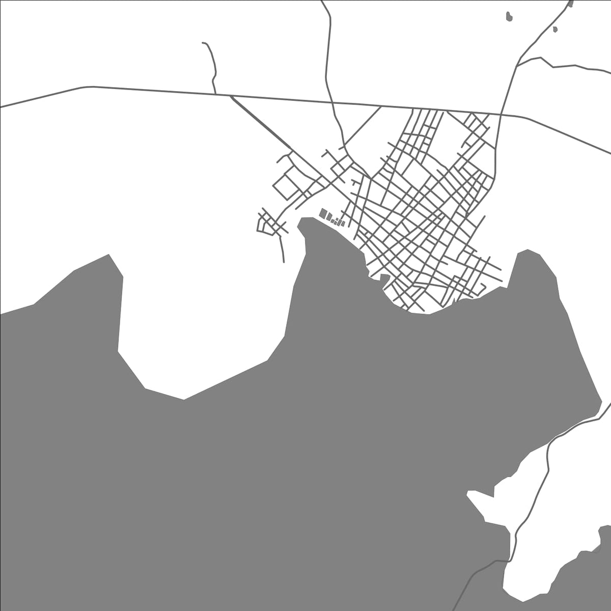 ROAD MAP OF MOMIL, COLOMBIA BY MAPBAKES