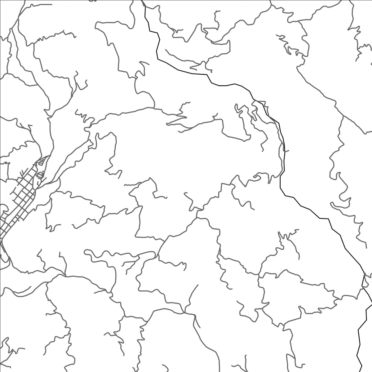 ROAD MAP OF RISARALDA, COLOMBIA BY MAPBAKES