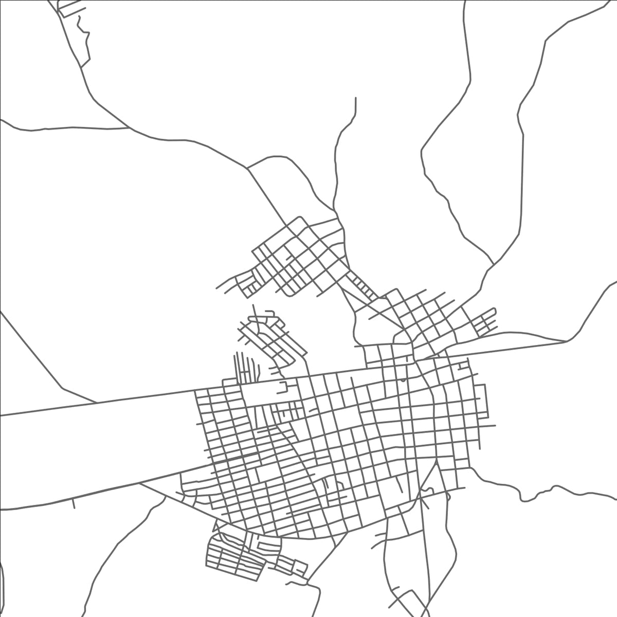 ROAD MAP OF SABANA DE TORRES, COLOMBIA BY MAPBAKES