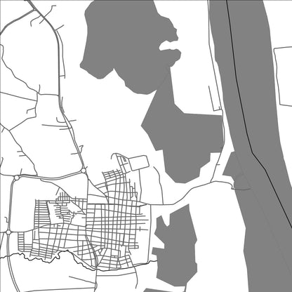 ROAD MAP OF SABANAGRANDE, COLOMBIA BY MAPBAKES