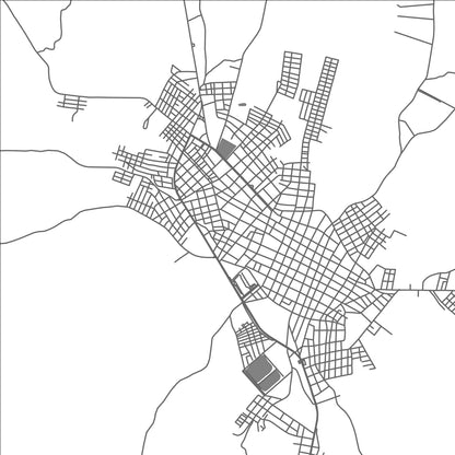 ROAD MAP OF SAHAGUN, COLOMBIA BY MAPBAKES