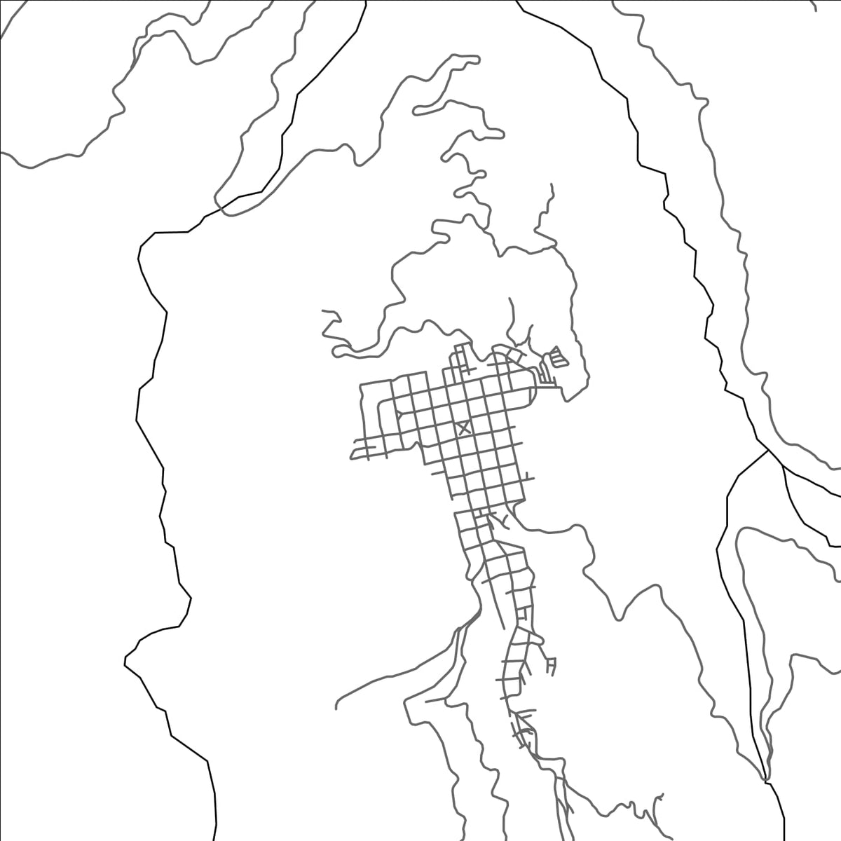 ROAD MAP OF SALAMINA, COLOMBIA BY MAPBAKES