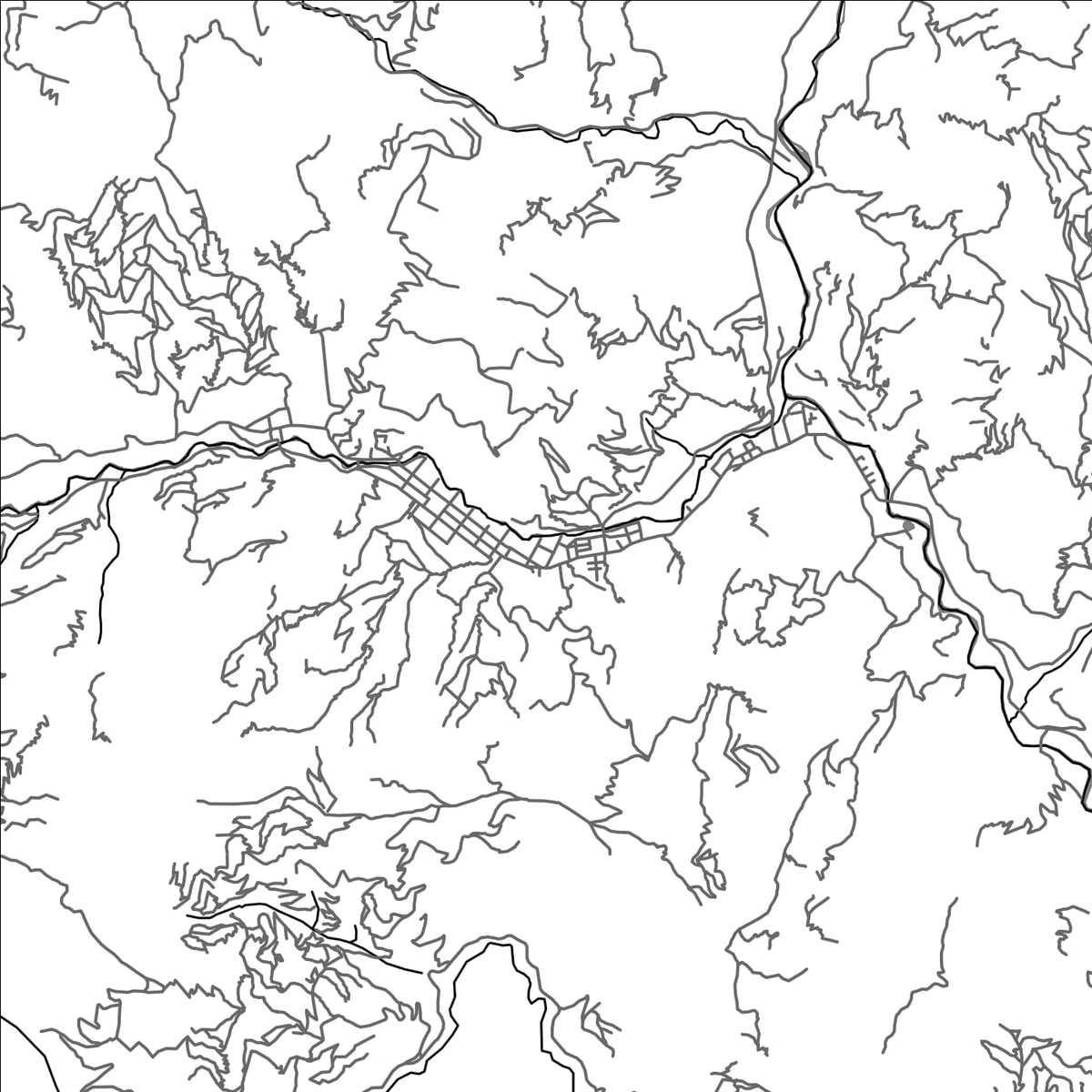 ROAD MAP OF SALGAR, COLOMBIA BY MAPBAKES