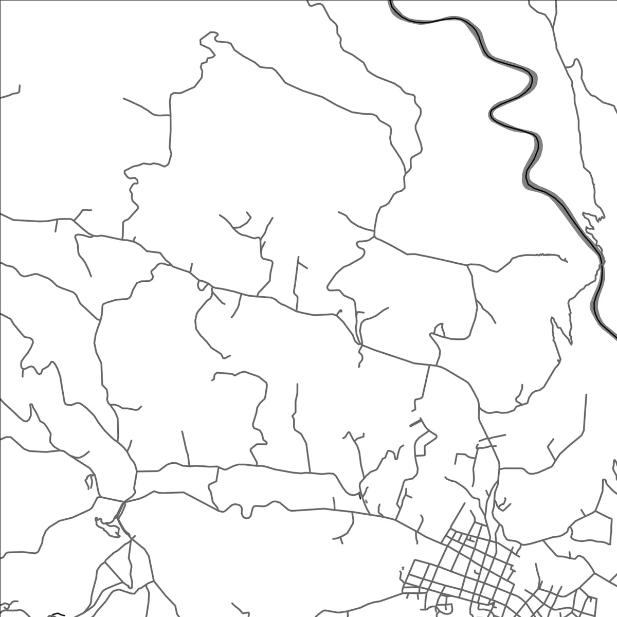 ROAD MAP OF SAN AGUSTIN, COLOMBIA BY MAPBAKES